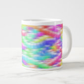Rainbow sparkle bubbles grote koffiekop (Voorkant rechts)