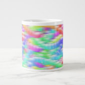 Rainbow sparkle bubbles grote koffiekop (Voorkant)