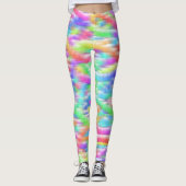 Rainbow sparkle bubbles leggings (Voorkant)