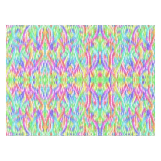 Rainbow sparkle bubbles tafelkleed (Voorkant (Horizontaal))