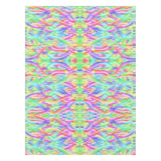 Rainbow sparkle bubbles tafelkleed (Voorkant)