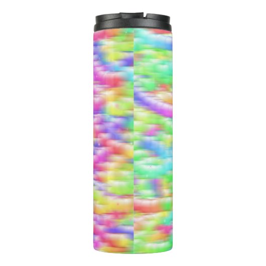 Rainbow sparkle bubbles thermosbeker (Achterkant)