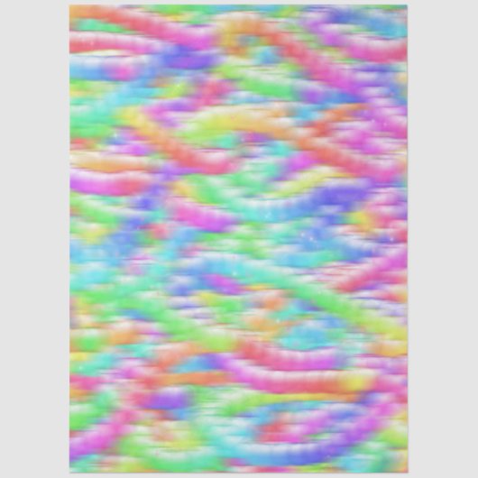 Rainbow sparkle bubbles tissuepapier (Voorkant)