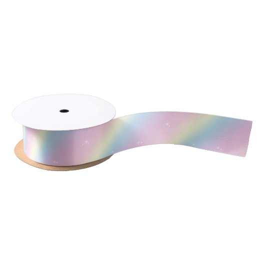 Rainbow Sparkle Dreams Ribbon Satijnen Lint (Spoel)