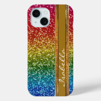 Rainbow Sparkle Glitter, gepersonaliseerd met naam