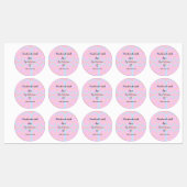 Rainbow sparkle handgemaakt met liefde voeg naamte labels (Vel)