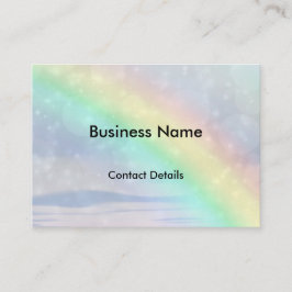 Rainbow Sparkle-kaart Afsprakenkaartje