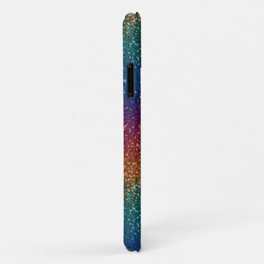 Rainbow Sparkle Metallic Elegant gepersonaliseerd Case-Mate iPhone Case (Achterkant/rechts)