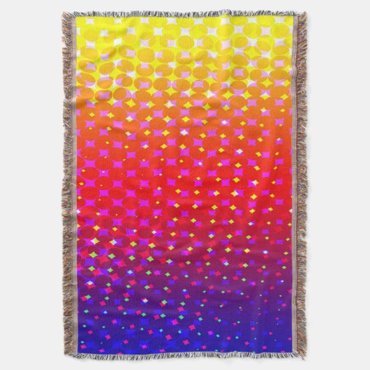 Rainbow Sparkle Pattern Deken (Voorkant Verticaal)