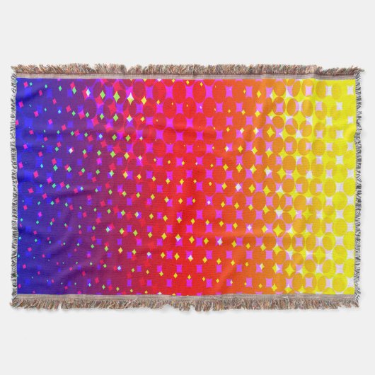 Rainbow Sparkle Pattern Deken (Voorkant)