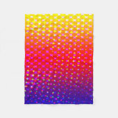 Rainbow Sparkle Pattern Fleece Deken (Voorkant)