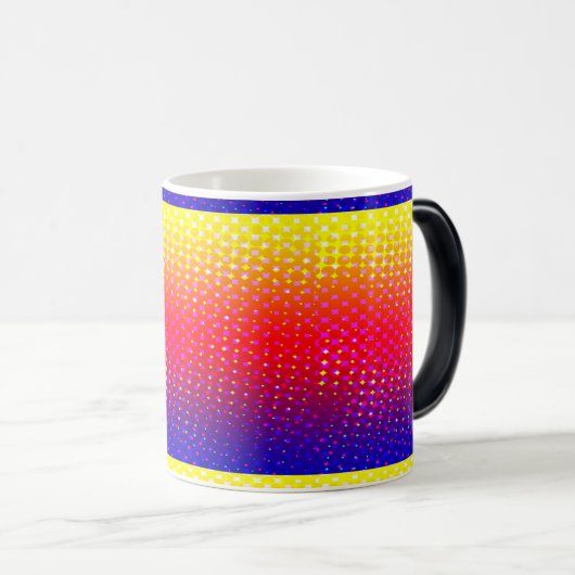 Rainbow Sparkle Pattern Magische Mok (Voorkant rechts)