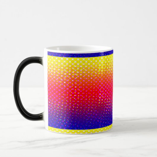 Rainbow Sparkle Pattern Magische Mok (Links)