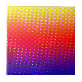 Rainbow Sparkle Pattern Tegeltje (Voorkant)