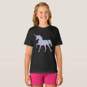 Rainbow Sparkle Unicorn T-shirt (Voorkant volledig)