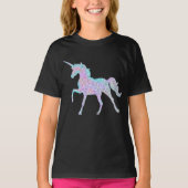 Rainbow Sparkle Unicorn T-shirt (Voorkant)