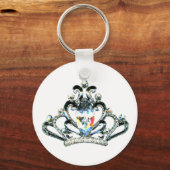 Rainbow Sparkles of a Tiara sleutelhanger (Voorkant)