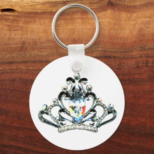 Rainbow Sparkles of a Tiara sleutelhanger (Voorkant)