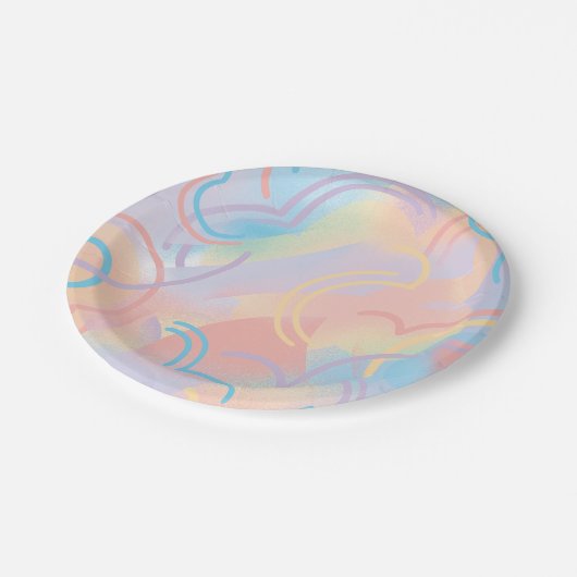 Rainbow Sparkles Paper Bord (Gekanteld)