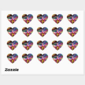 Rainbow Spash Hart Sticker (Vel)