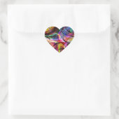 Rainbow Spash Hart Sticker (Tas)