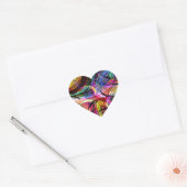 Rainbow Spash Hart Sticker (Envelop)
