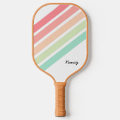 Rainbow Speciaal - Aangepaste Pickleball Paddle (Voorkant)