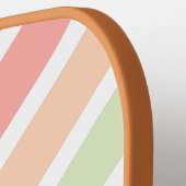 Rainbow Speciaal - Aangepaste Pickleball Paddle (Links Detail)