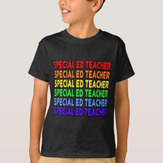 Rainbow Special Ed. onderwijzer T-shirt