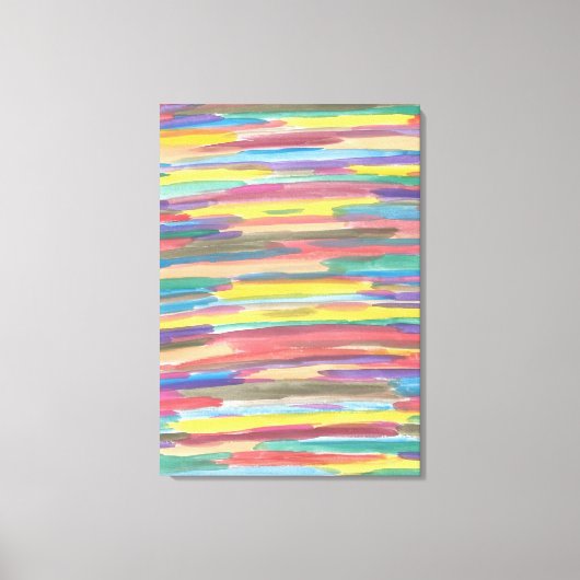 Rainbow Spectrum Art Abstracte Canvas Print (Voorkant)