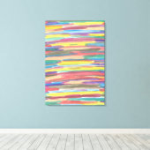 Rainbow Spectrum Art Abstracte Canvas Print (Insitu (Houten vloer))