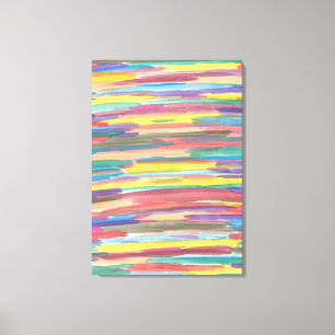 Rainbow Spectrum Art Abstracte Canvas Print