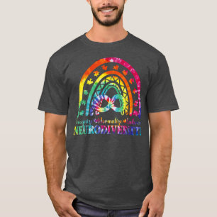 Rainbow Spectrum ASD ADHD Neurodiversity Autisme A T-shirt