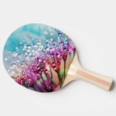 Rainbow Spectrum Flowers Tafeltennisbatje (Zijkant)