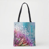 Rainbow Spectrum Flowers Tote Bag (Voorkant)