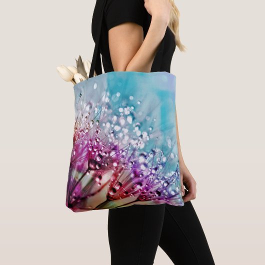 Rainbow Spectrum Flowers Tote Bag (Dichtbij)