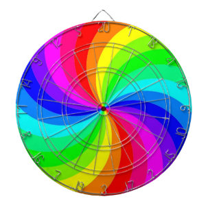 RAINBOW SPIRAAL DARTBORD