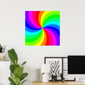 RAINBOW SPIRAAL POSTER (Thuiskantoor)