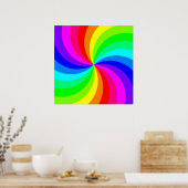 RAINBOW SPIRAAL POSTER (Keuken)