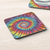 Rainbow Spiraal Tie Dye Onderzetters (Linkerzijde)