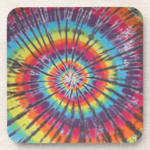 Rainbow Spiraal Tie Dye Onderzetters
