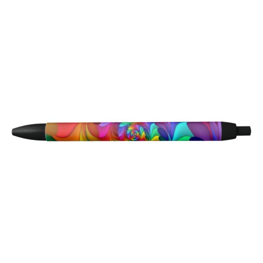 RAINBOW SPIRAAL ZWARTE INKT PEN (Voorkant)