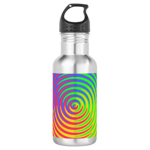 Rainbow Spiral 18oz waterfles Waterfles