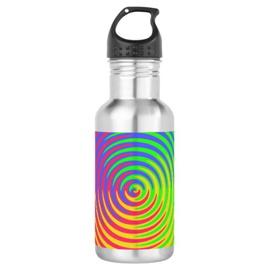 Rainbow Spiral 18oz waterfles Waterfles (Voorkant)