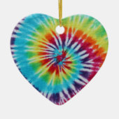 Rainbow Spiral 2 Sides Keramisch Ornament (Voorkant)