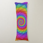 Rainbow Spiral Body Pillow Lichaamskussen (Voorkant Verticaal)