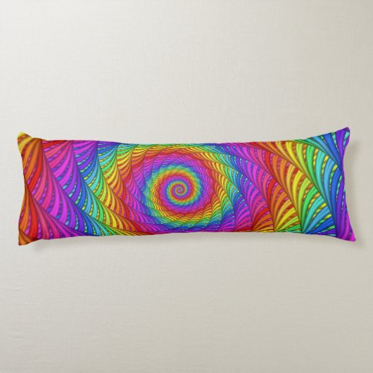 Rainbow Spiral Body Pillow Lichaamskussen (Achterkant)