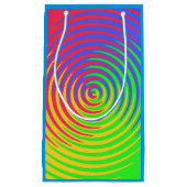 Rainbow Spiral Gift Bag Klein Cadeauzakje (Voorkant)