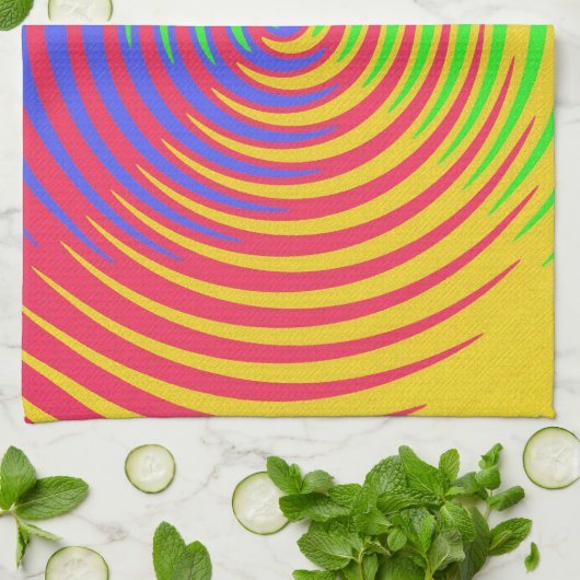 Rainbow Spiral Kitchen Towel Theedoek (Gevouwen)