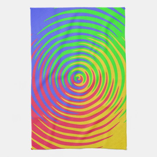 Rainbow Spiral Kitchen Towel Theedoek (Verticaal)